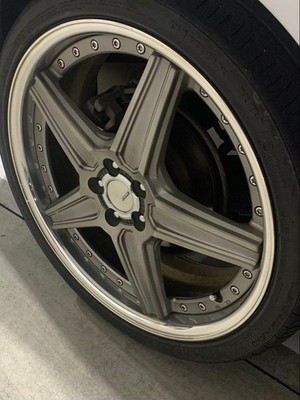 JDM Work Lanvec LS1 19-inch deep rim 4-Wheel Set (No Tires)