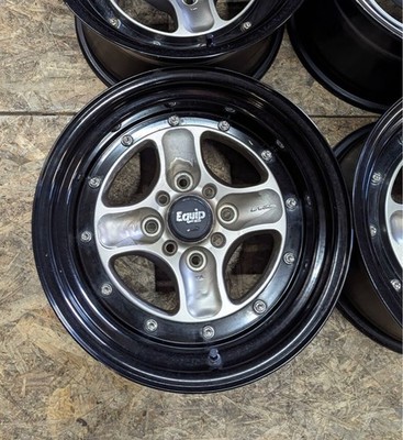 JDM WORK Equip40 4Wheels 15x9+7 10+7 4x100 Miata (No Tires) - 画像 (2)