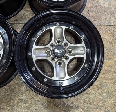 JDM WORK Equip40 4Wheels 15x9+7 10+7 4x100 Miata (No Tires) - 画像 (3)