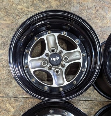 JDM WORK Equip40 4Wheels 15x9+7 10+7 4x100 Miata (No Tires) - 画像 (4)