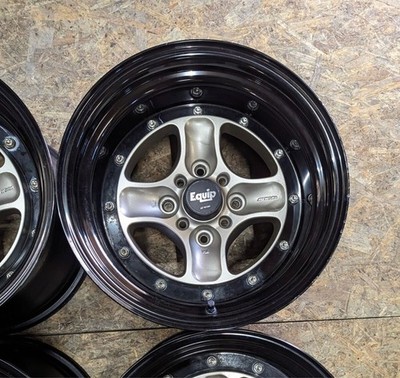 JDM WORK Equip40 4Wheels 15x9+7 10+7 4x100 Miata (No Tires) - 画像 (5)