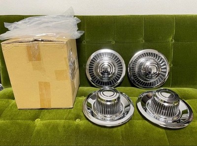 JDM Rally wheels center caps American cars El Camino Camaro No Tires - Image 2