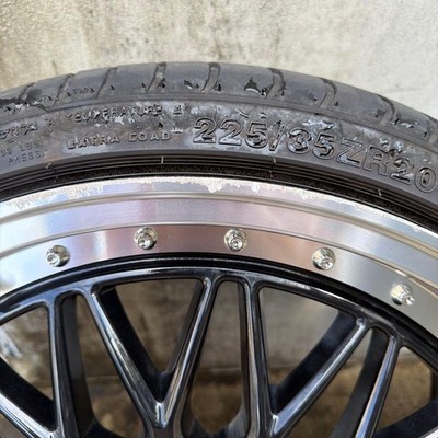 JDM AME Steiner 20-inch wheel and tire set 4 pieces 225/35R20 (No Tires) - 画像 (4)