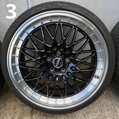 JDM AME Steiner 20-inch wheel and tire set 4 pieces 225/35R20 (No Tires) - 画像 (10)