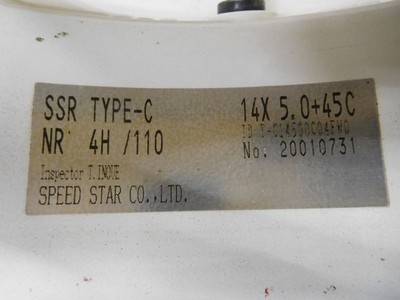 JDM 16-542Beautiful Lightweight SSR Type C TYPE-C 14in 5J +45 PCD110-4 No Tires - Image 10