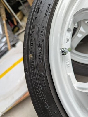 JDM 17-inch and 16-inch tire and wheel set used on an S660 (No Tires) - 画像 (4)