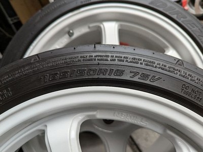 JDM 17-inch and 16-inch tire and wheel set used on an S660 (No Tires) - 画像 (7)