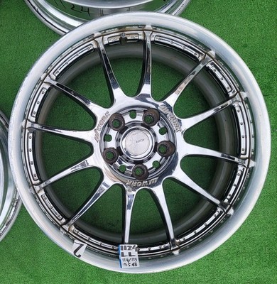 JDM WORK XSA 02C wheels 18-inch 7.5J 5-114.3 +48 offset. No Tires - Image 3