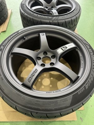 JDM RAYS 57CR SPEC D 189.5J+38 PCD100 235/40R18 ADVAN NEOVA AD09 4-Boo No Tires - Image 3