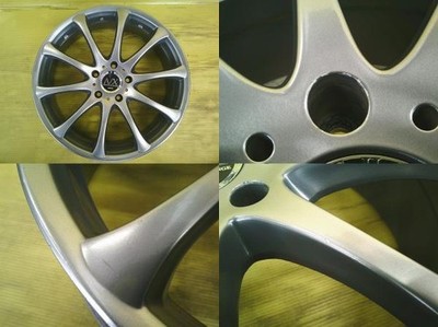 JDM Elgrand ZR-V Used Aluminum Rays 187.5J +50 5H PCD114.3 Imported Ti No Tires - Image 4