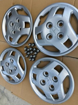 JDM Genuine Honda Life Wheel Caps Set of 4 with Nuts (No Tires)