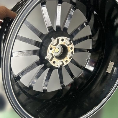 JDM Excellent condition used aluminum wheels 19x8.5 Rare Meister brand (No Tires) - 画像 (9)