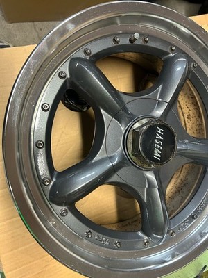 JDM HASEMI HS307 Center Caps 2 pieces Used 0315 (No Tires) - 画像 (10)