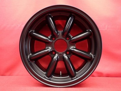 JDM Rare out-of-print Black Racing used wheels 4-Wheel Set 6.5J 15PCD114.3 4 (No Tires) - 画像 (4)