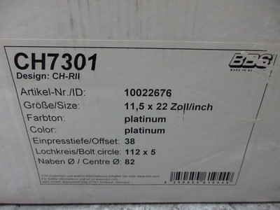 JDM Out of print BBS CH-RⅡ22 Benz W167 GLS X167 W166 GLE AMG GT W223 R No Tires - Image 10