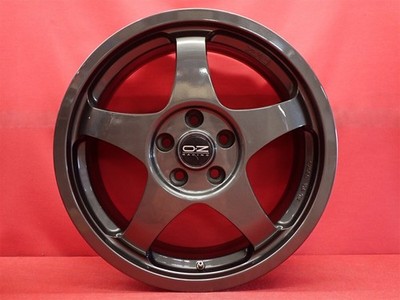 JDM Out-of-print rare OZ Black wheels 4-Wheel Set 7J 17PCD108 5x108 +35 bolt (No Tires) - 画像 (4)