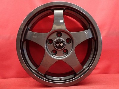 JDM Out-of-print rare OZ Black wheels 4-Wheel Set 7J 17PCD108 5x108 +35 bolt (No Tires) - 画像 (5)