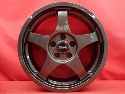 JDM Out-of-print rare OZ Black wheels 4-Wheel Set 7J 17PCD108 5x108 +35 bolt (No Tires) - 画像 (6)