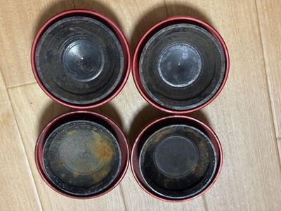 JDM Sparco center caps red 4-individual set 80mm aftermarket part. No Tires - Image 6