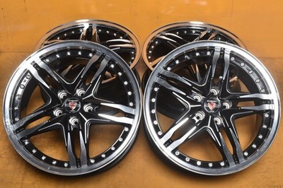 JDM Used AME STEINER wheels 18x7.5J +48 offset 1-piece 5-hole 4-book 1 No Tires