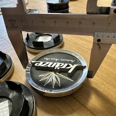 JDM WEDS Kranze Center Caps Set of 4 Authentic Axes ArtWEDS No Tires - Image 9