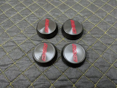 JDM RAYS VOLK RACING Center caps wheel caps matte black ZE40 TE37 4-in No Tires - Image 2