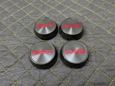 JDM RAYS VOLK RACING Center caps wheel caps matte black ZE40 TE37 4-in No Tires - Image 3