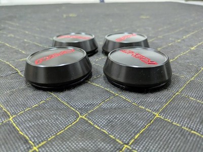JDM RAYS VOLK RACING Center caps wheel caps matte black ZE40 TE37 4-in No Tires - Image 5