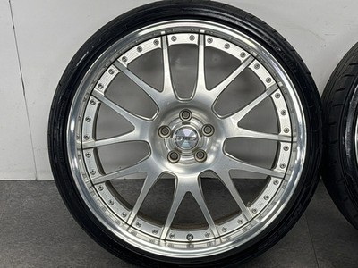 JDM Used TWS Exlete 107M 4-Wheel Set 21x9.5J +32 PCD 114.3 255/30R2 (No Tires) - 画像 (6)