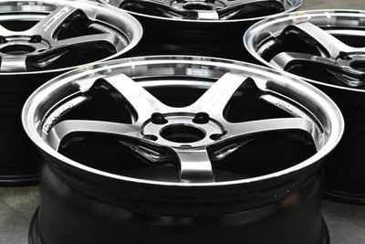 JDM Used YOKOHAMA 4-Wheel Set wheels set of 19x8.0J +45 PCD 120 wheels o (No Tires) - 画像 (3)