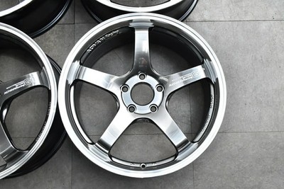 JDM Used YOKOHAMA 4-Wheel Set wheels set of 19x8.0J +45 PCD 120 wheels o (No Tires) - 画像 (5)