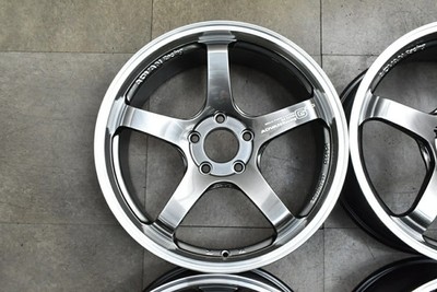 JDM Used YOKOHAMA 4-Wheel Set wheels set of 19x8.0J +45 PCD 120 wheels o (No Tires) - 画像 (6)