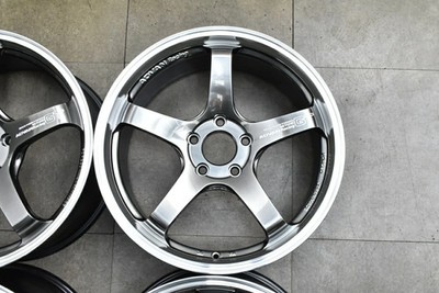JDM Used YOKOHAMA 4-Wheel Set wheels set of 19x8.0J +45 PCD 120 wheels o (No Tires) - 画像 (7)