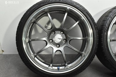 JDM Forging ADVAN Racing RZ-DF 19in 8J +48 PCD112 Yokohama Advan Sport No Tires - Image 5