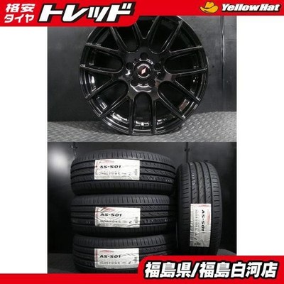 JDM 225/55R17 2014 model Arrow Speed S01 used wheels INFORGED summer (No Tires)