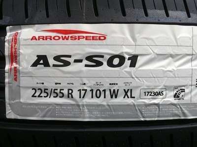 JDM 225/55R17 2014 model Arrow Speed S01 used wheels INFORGED summer (No Tires) - 画像 (2)