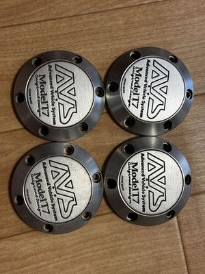 JDM AVS Model T7 Aftermarket Used Wheels Center Caps Center Covers Emb No Tires