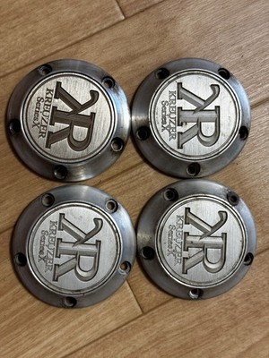JDM KREUZER Series X Black Center Cap 4-Individual Set No Tires