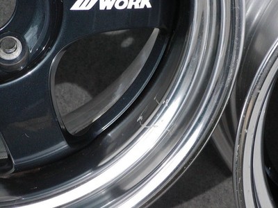 JDM Out of print ultra-deep rim Final Speed 8J +15 PCD100-4H 2-Wheel Set R (No Tires) - 画像 (6)
