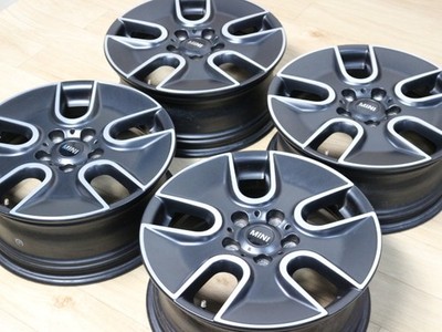 JDM RareMINI mini R60 Black spoked wheels Paceman genuine optional par (No Tires) - 画像 (2)