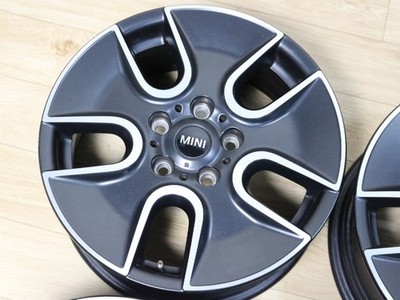 JDM RareMINI mini R60 Black spoked wheels Paceman genuine optional par (No Tires) - 画像 (6)
