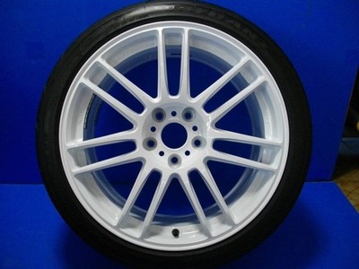 JDM HWORK EMOTION ZR7 18x9.0J +45 5H PCD114.3 SHIBATIRE R23 255/35R18 2 (No Tires) - 画像 (2)