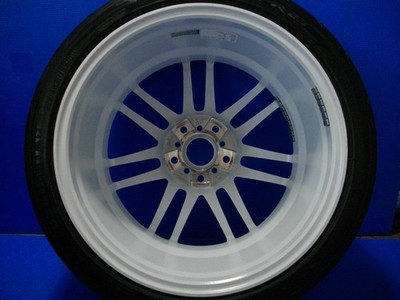 JDM HWORK EMOTION ZR7 18x9.0J +45 5H PCD114.3 SHIBATIRE R23 255/35R18 2 (No Tires) - 画像 (4)