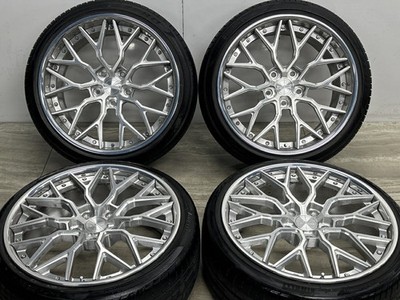 JDM Used T&T FORGED 4-Wheel Set: 20x9.0J +50 20x10.5J +38 PCD 130 (No Tires) - 画像 (2)