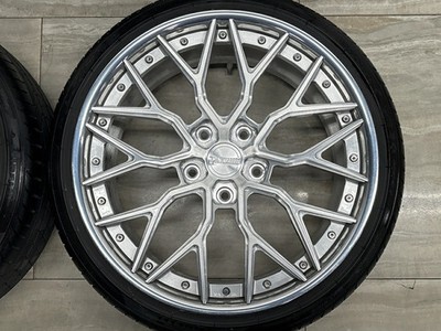 JDM Used T&T FORGED 4-Wheel Set: 20x9.0J +50 20x10.5J +38 PCD 130 (No Tires) - 画像 (4)