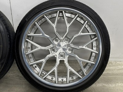 JDM Used T&T FORGED 4-Wheel Set: 20x9.0J +50 20x10.5J +38 PCD 130 (No Tires) - 画像 (6)