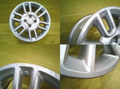 JDM Used aluminum wheels for Honda Fit Modulo 15x6.0J +50 4H PCD100 Dun (No Tires) - 画像 (5)