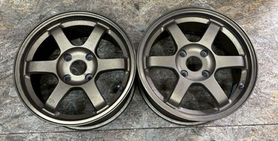 JDM Rare RAYS Volk Racing TE37C 168J +42 PCD 114.3 4-hole 4H lightweig No Tires