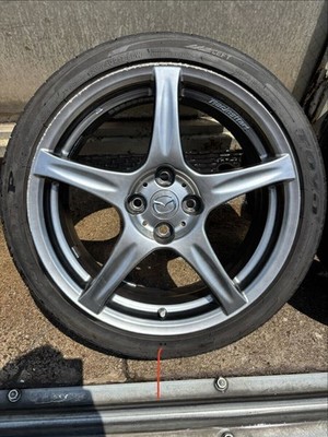 JDM NB Roadster Turbo genuine wheels Racing Heart PCD100 7J+40 Enkei 2 (No Tires) - 画像 (2)