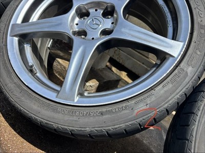 JDM NB Roadster Turbo genuine wheels Racing Heart PCD100 7J+40 Enkei 2 (No Tires) - 画像 (7)